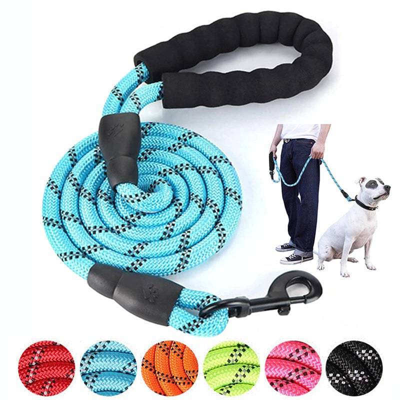 Reflective Nylon Dog Leash - The PetTrail