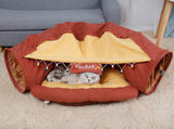Interactive Collapse Cat Tunnel Play Toy - The PetTrail