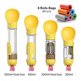 3-in-1 Portable Pet Water & Food Bottle - The PetTrail
