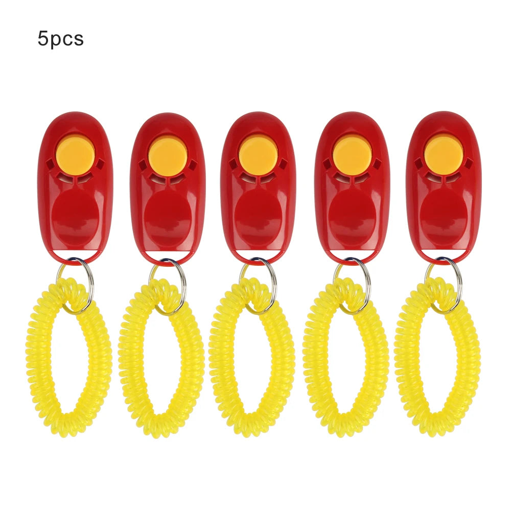 5-Piece Dog Training Clicker Set - The PetTrail