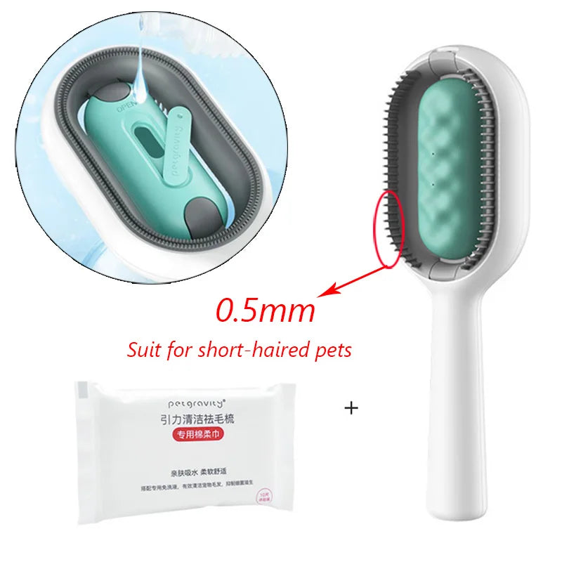 Double-Sided Pet Grooming Brush – Hair Removal for Dogs & Cats - The PetTrail