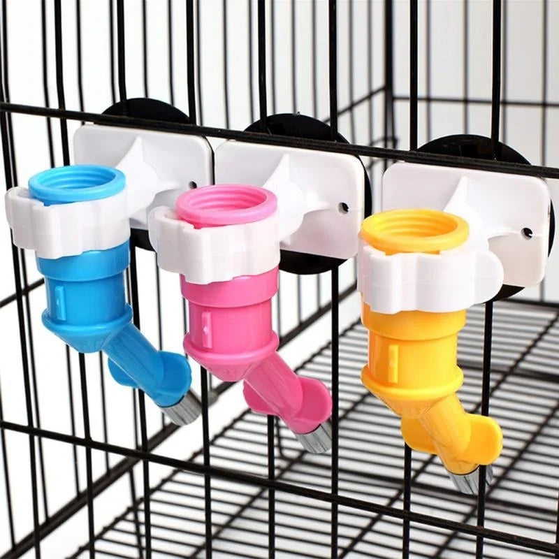 Hanging Pet Water Bottle with Ball-Tip Drinker - The PetTrail