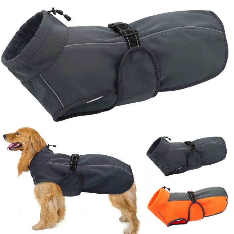 Reflective Waterproof Dog Coat - The PetTrail
