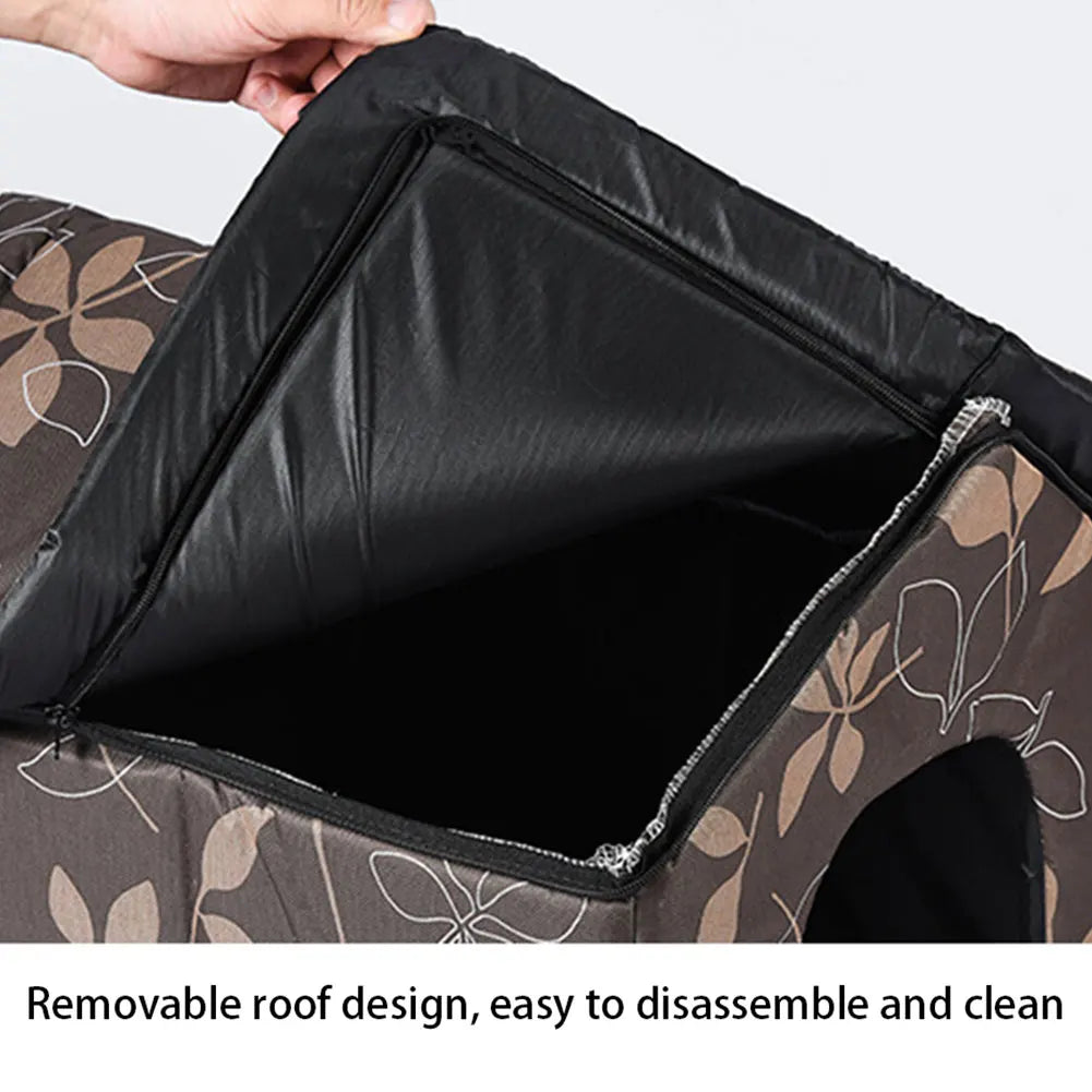 Waterproof Outdoor Dog House & Cozy Pet Shelter - The PetTrail
