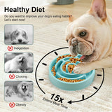 Slow Feeder Dog Bowl – Anti-Gulping Maze Bowl - The PetTrail