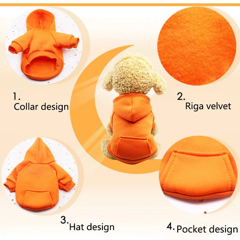 Warm Cat & Dog Winter Hoodie - The PetTrail