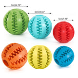 Rubber Dental Chew Ball for Dogs - The PetTrail