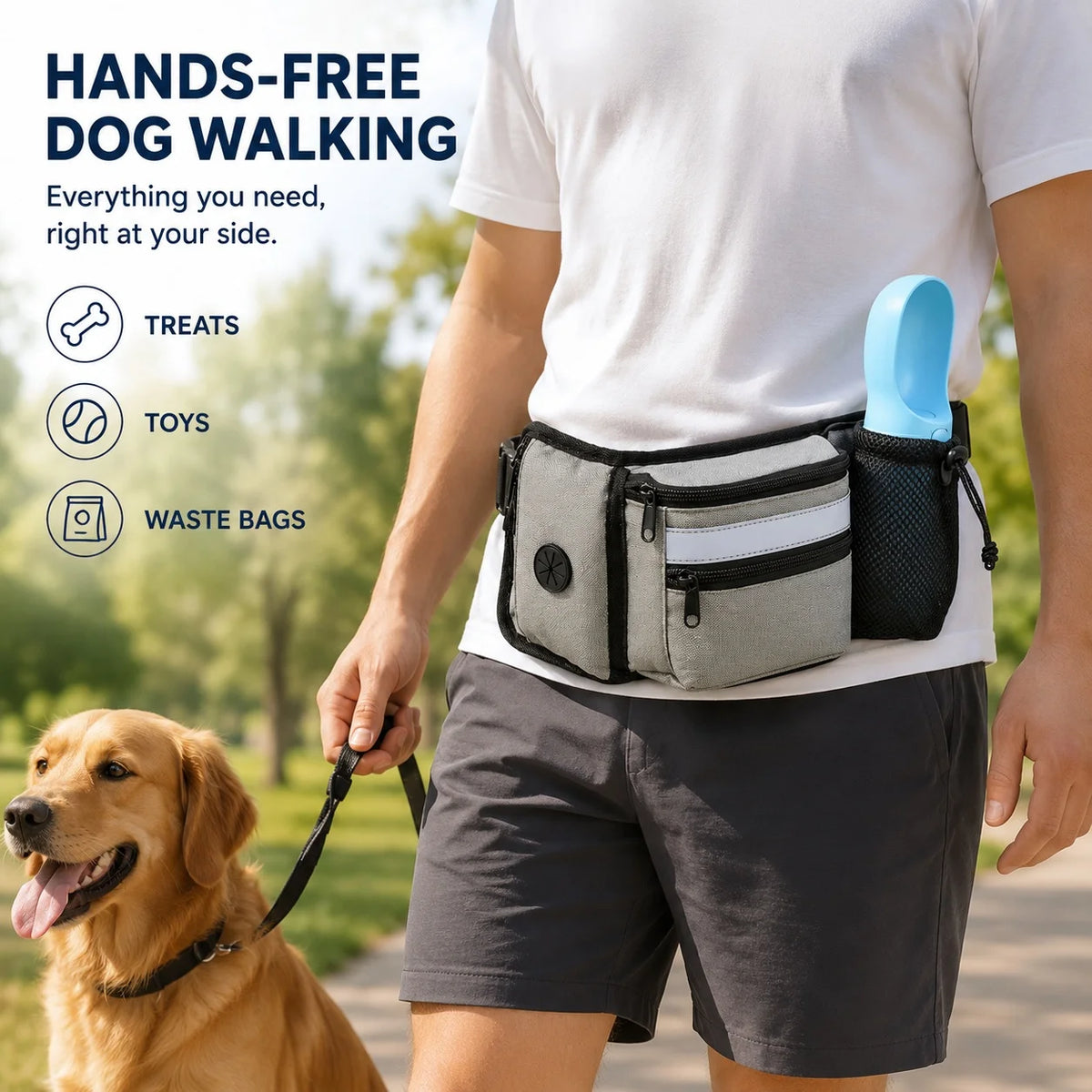 Multi-Function Dog Training Waist Bag - The PetTrail