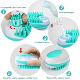 2-in-1 Pet Bath & Massage Brush - The PetTrail