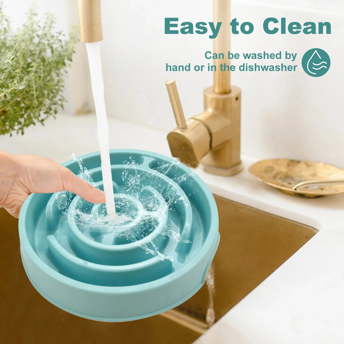 Slow Feeder Dog Bowl – Anti-Gulping Maze Bowl - The PetTrail
