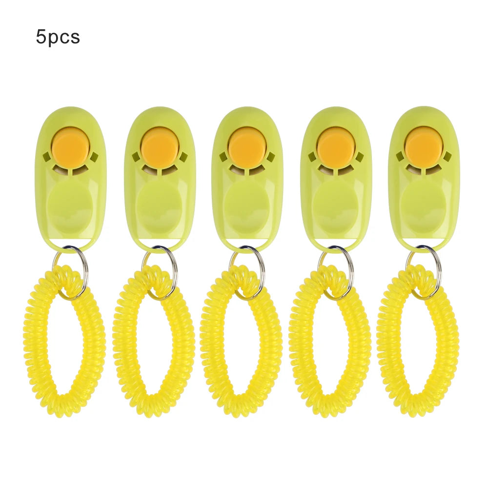 5-Piece Dog Training Clicker Set - The PetTrail