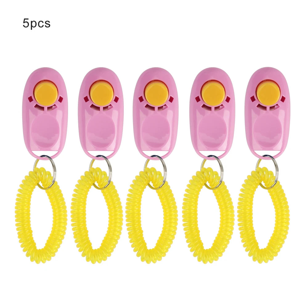 5-Piece Dog Training Clicker Set - The PetTrail
