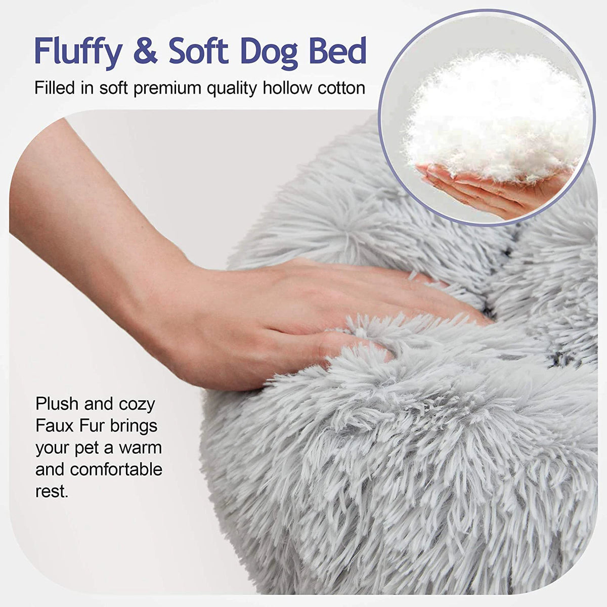 Donut Calming Bed - The PetTrail