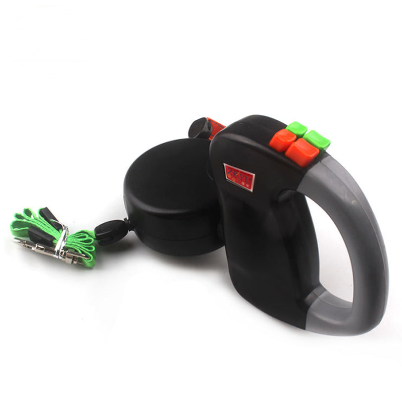 Retractable Dual Pet Dog Walking Leash - The PetTrail