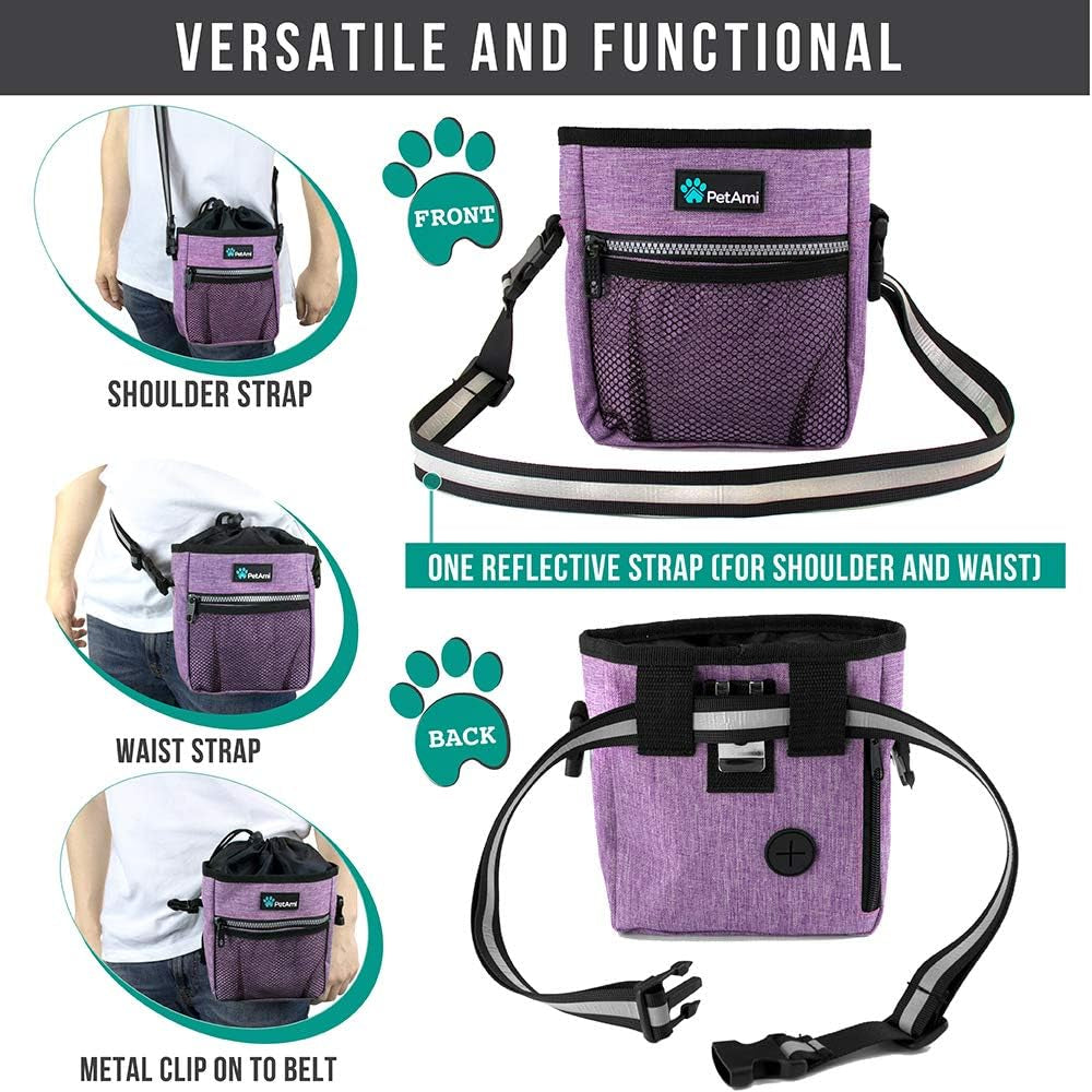 Dog Training Treat Pouch with Water Bowl - The PetTrail